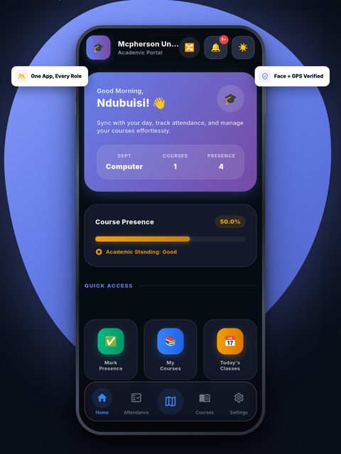 Students get everything in one app.