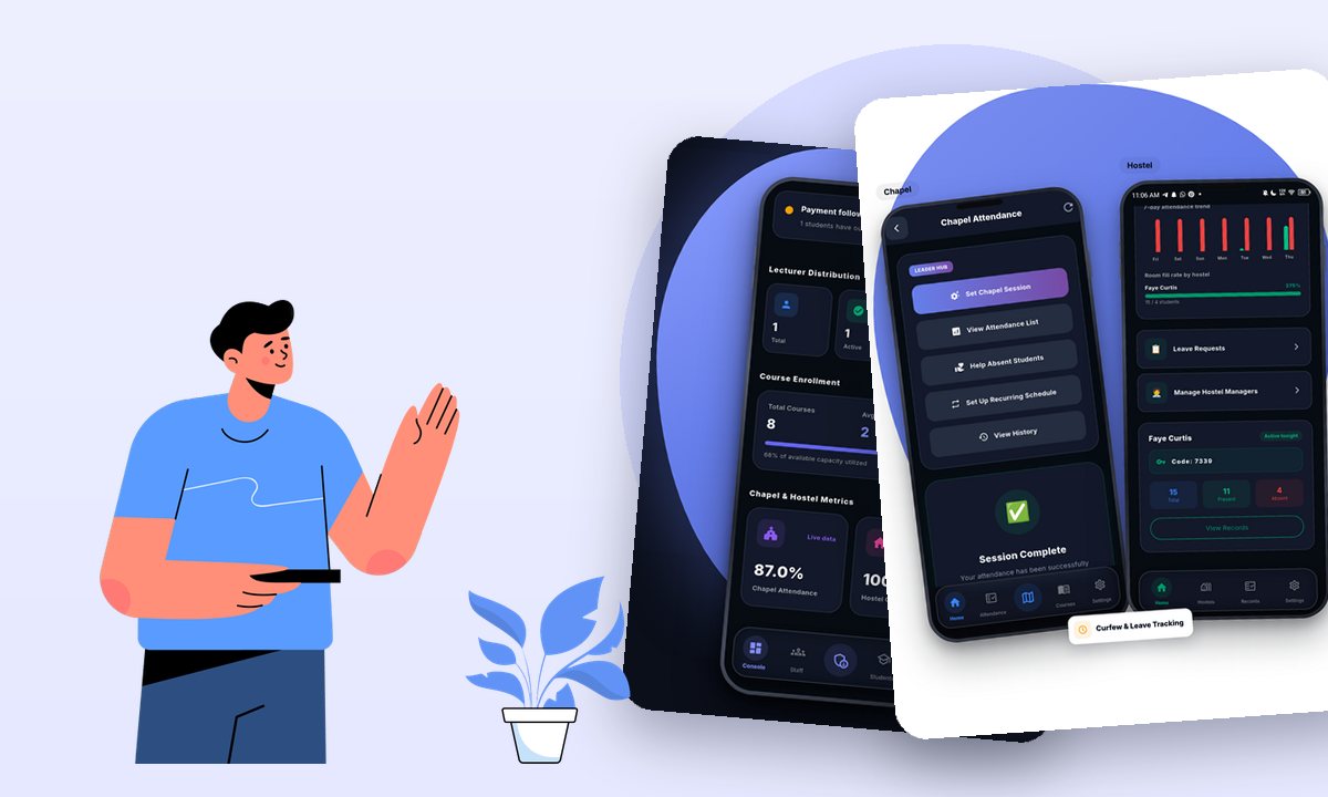 Hostel Bed-Check Management in the Attenova app